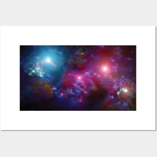 Nebula and Stars in Deep Space Posters and Art